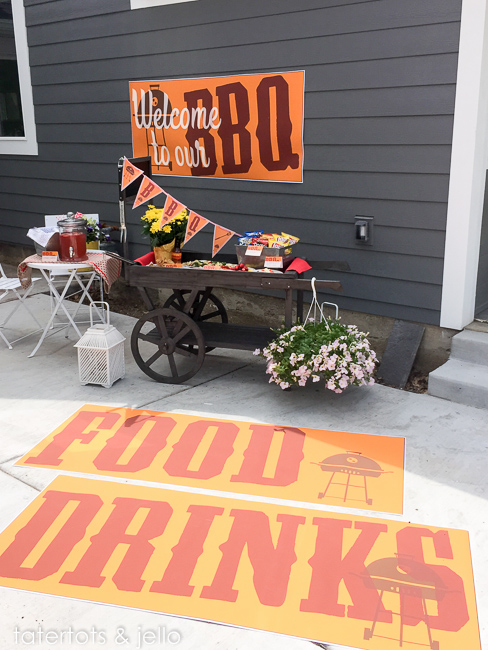free summer barbeque printables party 