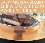 Easy “Mortar Board” Graduation Party Treats