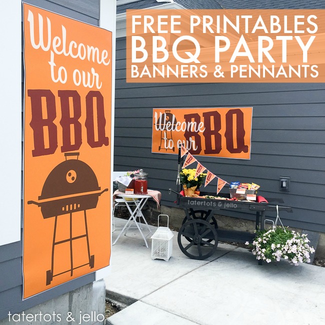 Free summer BBQ printables 