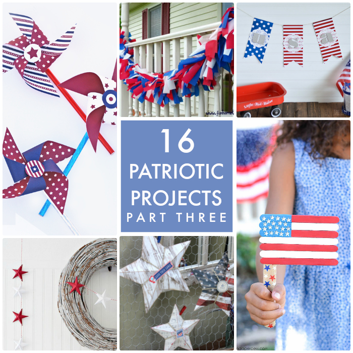16 Patriotic Projects Part Three Collage
