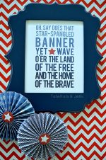 Fourth of July Free Ombre Patriotic Printables!