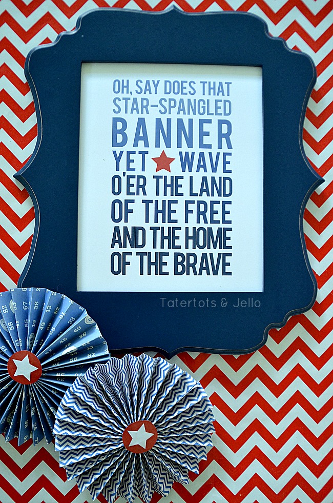 Fourth of July printable art 