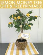 Lemon Money Tree Wedding Gift (Free Printable)