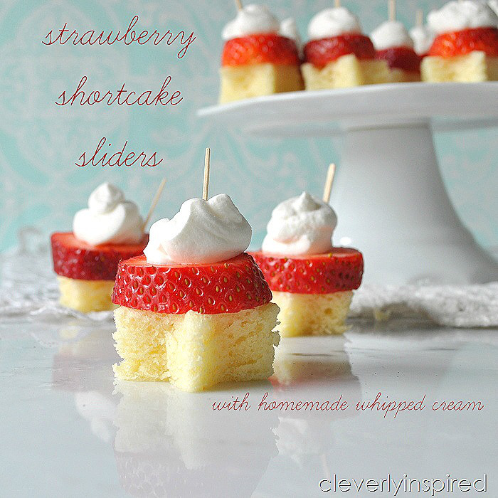 10-minute strawberry shortcake sliders