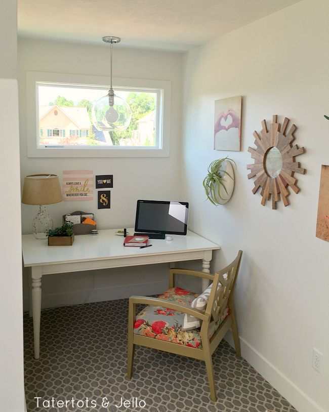 1905 cottage master bedroom desk area