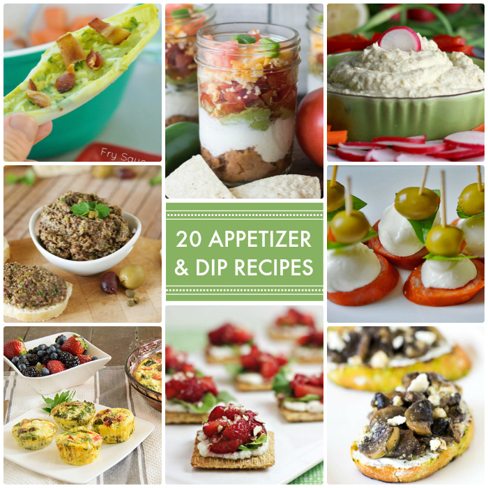 20 Appetizer and Dip Recipes