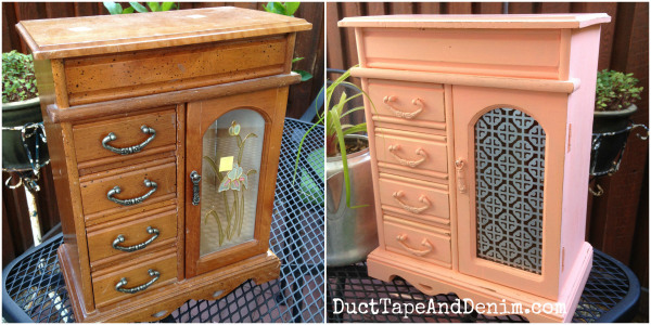 Before-and-after-vintage-jewelry-box-makeover.-DuctTapeAndDenim.com_