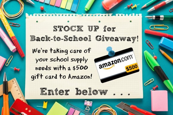 $500 Back to School Giveaway!