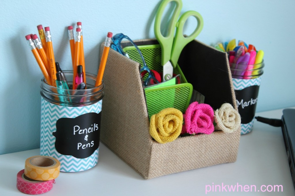 Student-Desk-Accessories-Burlap-Washi-Tape-and-Chalkboard-Labels