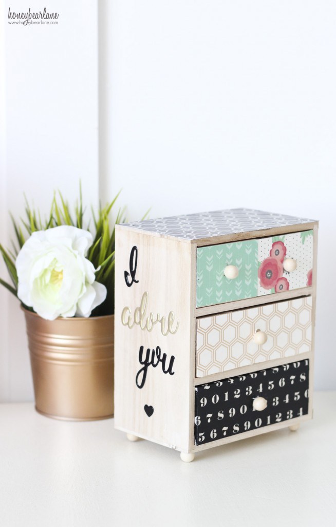 Personalized Mini Chest of Drawers