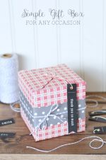 DIY Simple Gift Box
