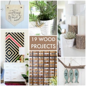 Great Ideas -- 19 DIY Wood Projects!