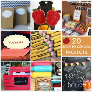 Great Ideas --20 Back to School Projects!