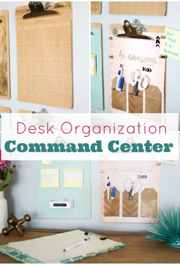 Desk Organization Command Center