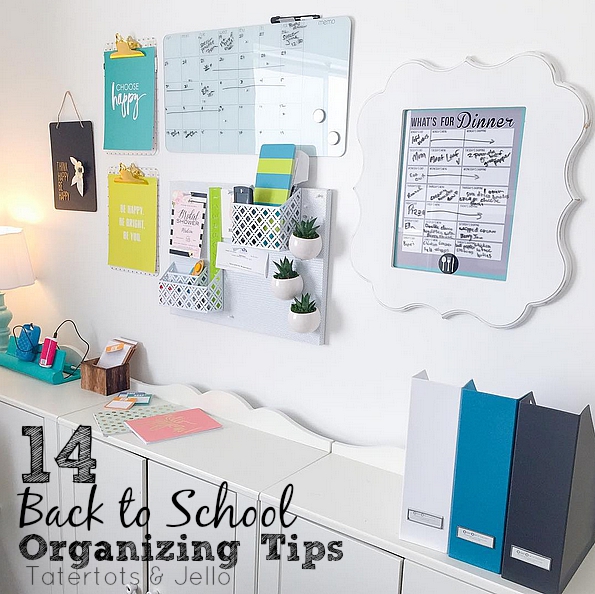 14 back to school organizing tips