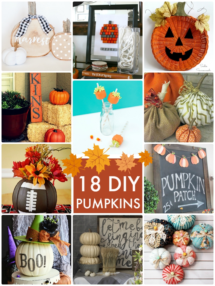 18 DIY Pumpkins