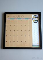 DIY Dry Erase Wall Calendar