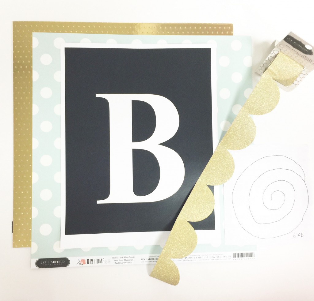 how to make a monogram clipboard