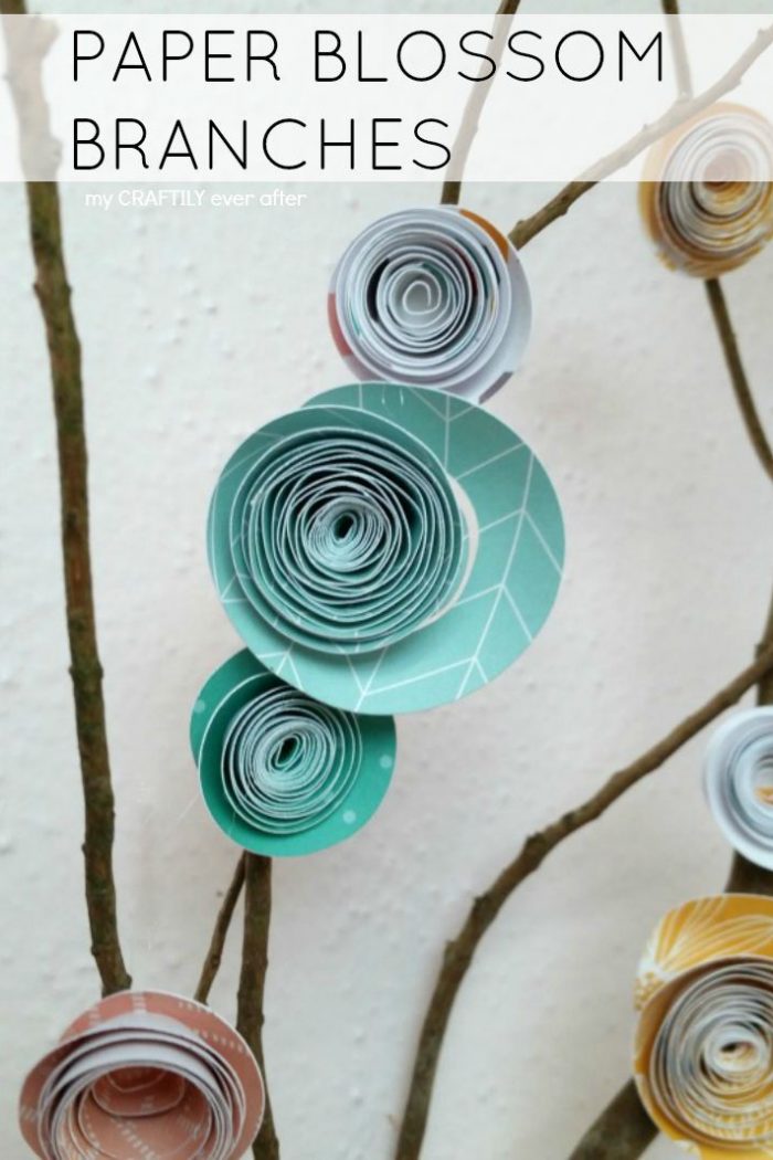 DIY Paper Blossom Branches