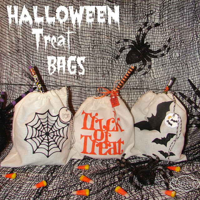 DIY Halloween Candy Bags #partyfavor #halloweenparty #halloweencraft 
