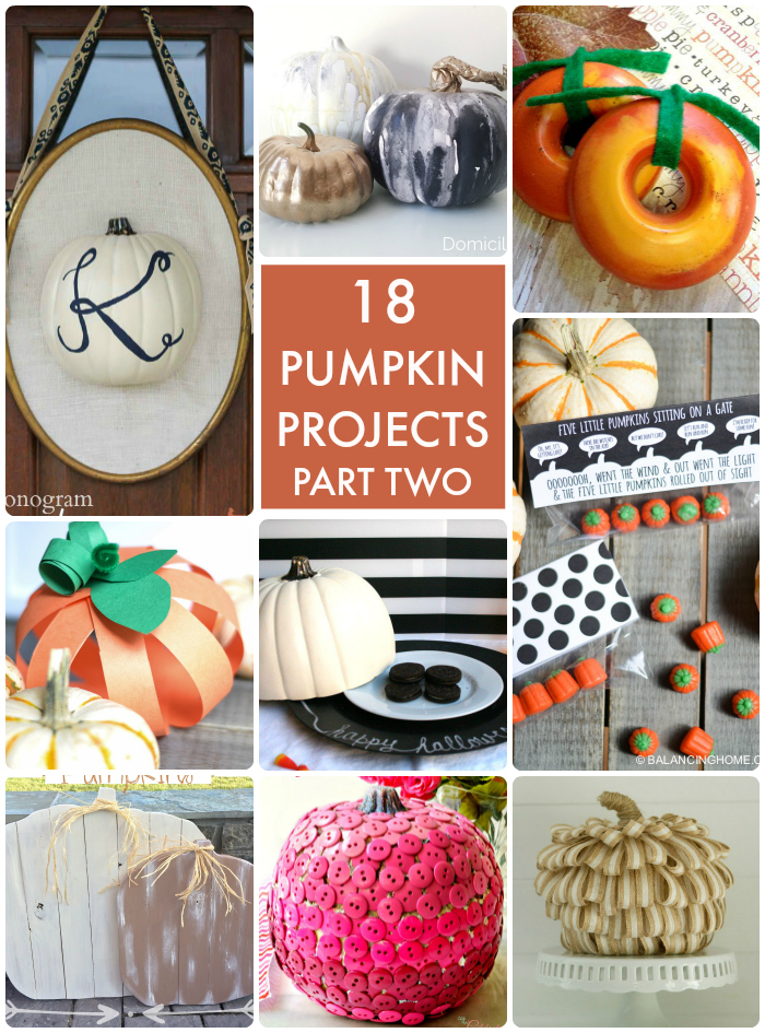 Great Ideas — 18 Pumpkin Projects Part 2!