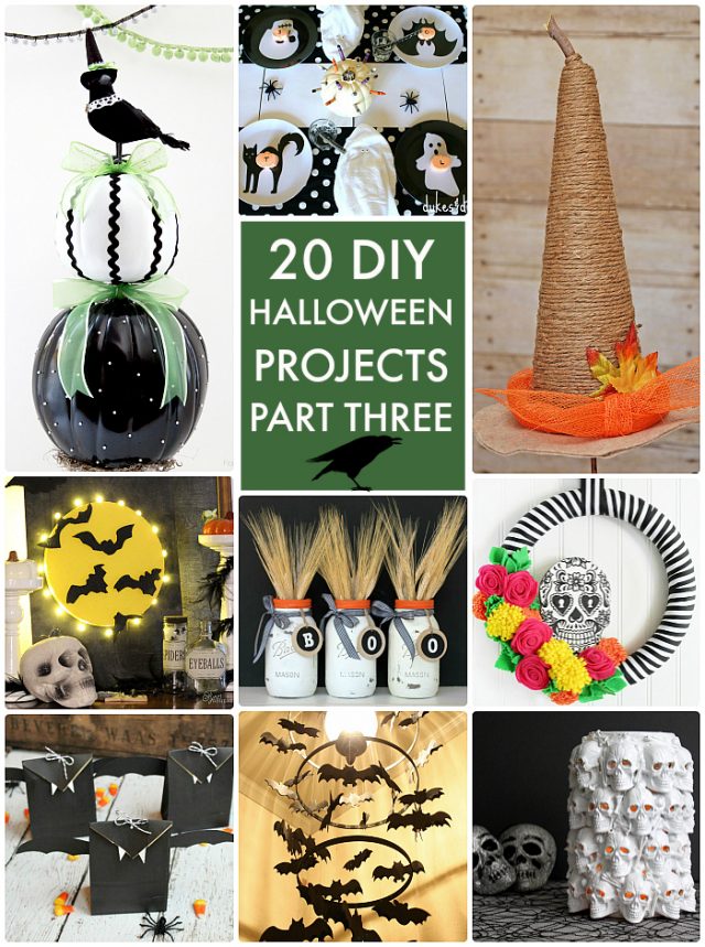 Great Ideas -- 20 DIY Halloween Projects to Make Today!