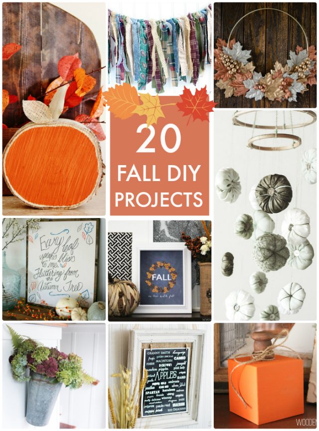 Great Ideas -- 15 DIY Autumn Projects!
