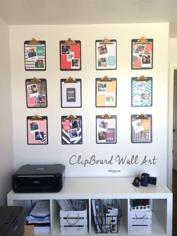 Make a DIY Clipboard Photo Display!