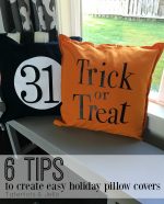 6 Tips to Make Easy Halloween Pillow Covers [And three Free Designs!]