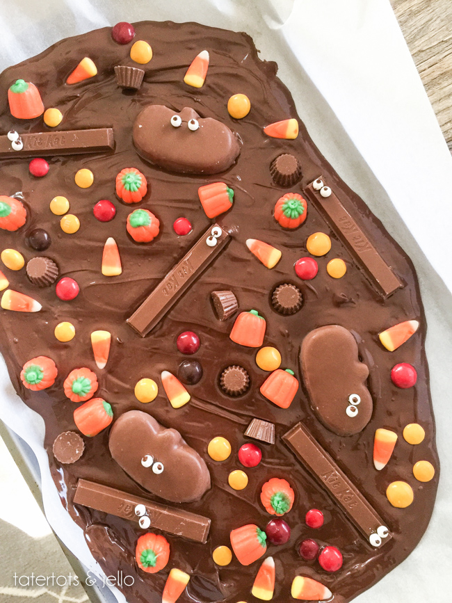 Halloween Candy Bark