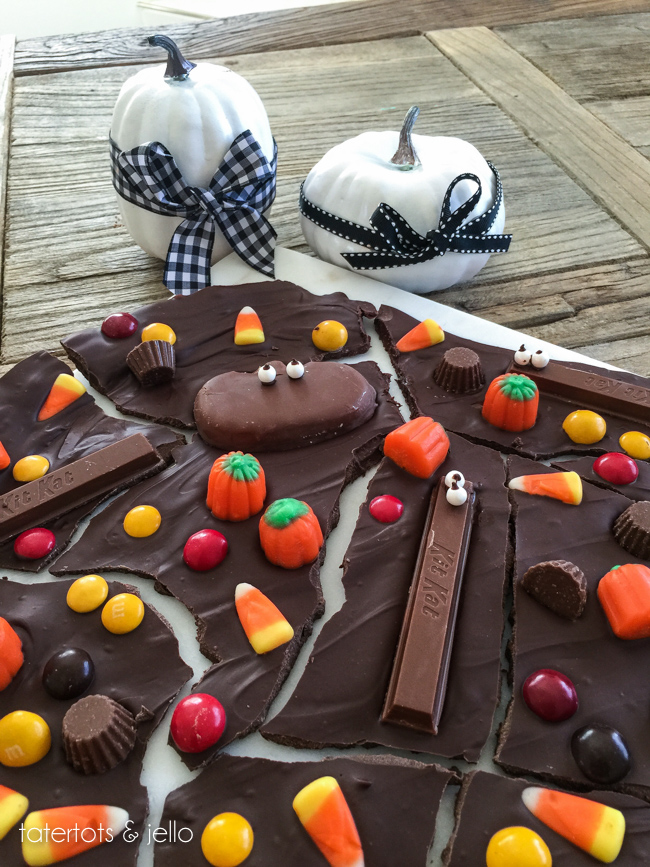 Halloween Candy Bark