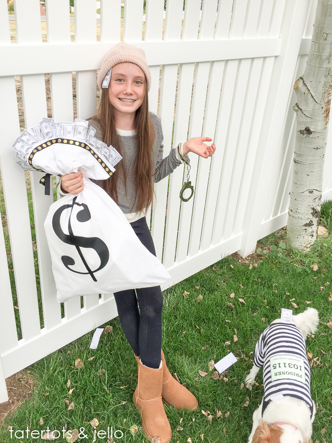 Kids Burglar Robber Costume