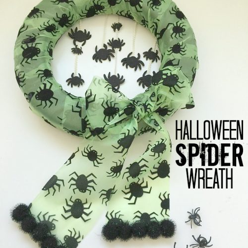 Halloween Spider Wreath