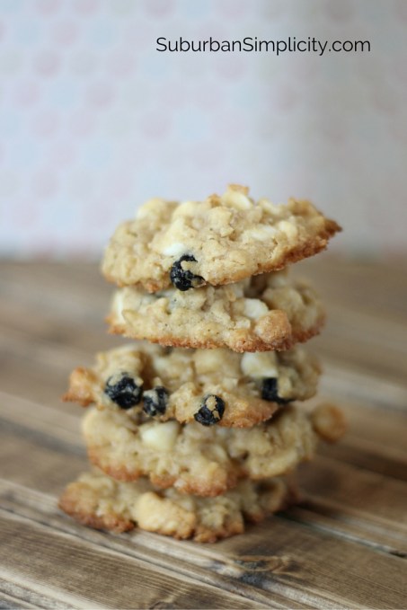 Cranberry White Chocolate Oatmeal Cookies 