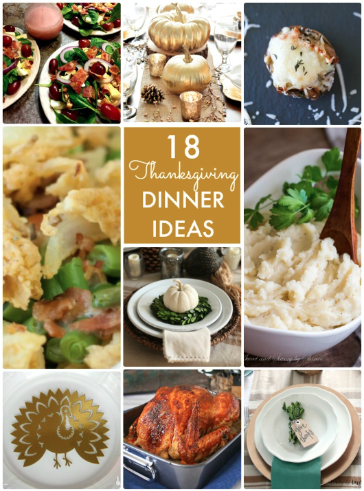 Great Ideas -- Thanksgiving Dinner Ideas!