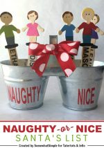 Happy Holidays: Naughty or Nice Bucket