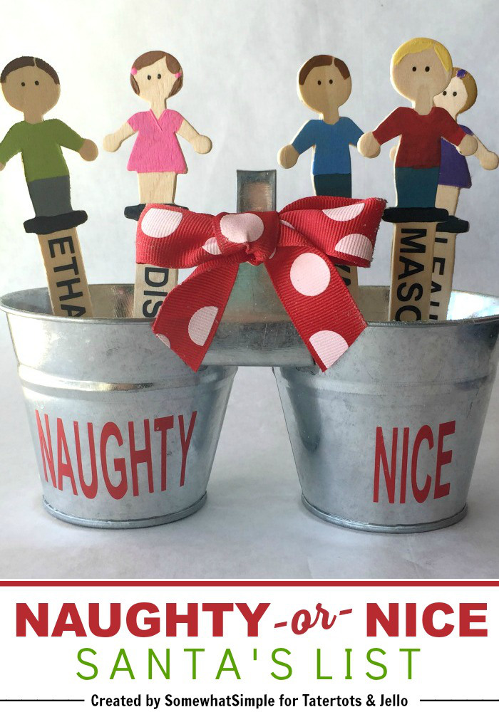 Happy Holidays: Naughty or Nice Bucket