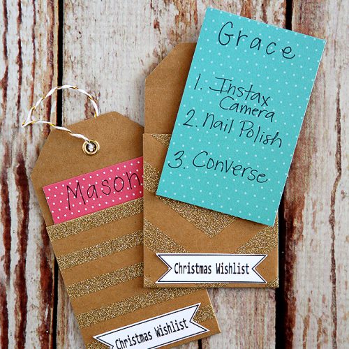Christmas Wish List Ornaments