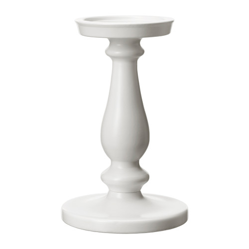 white candlesticks 