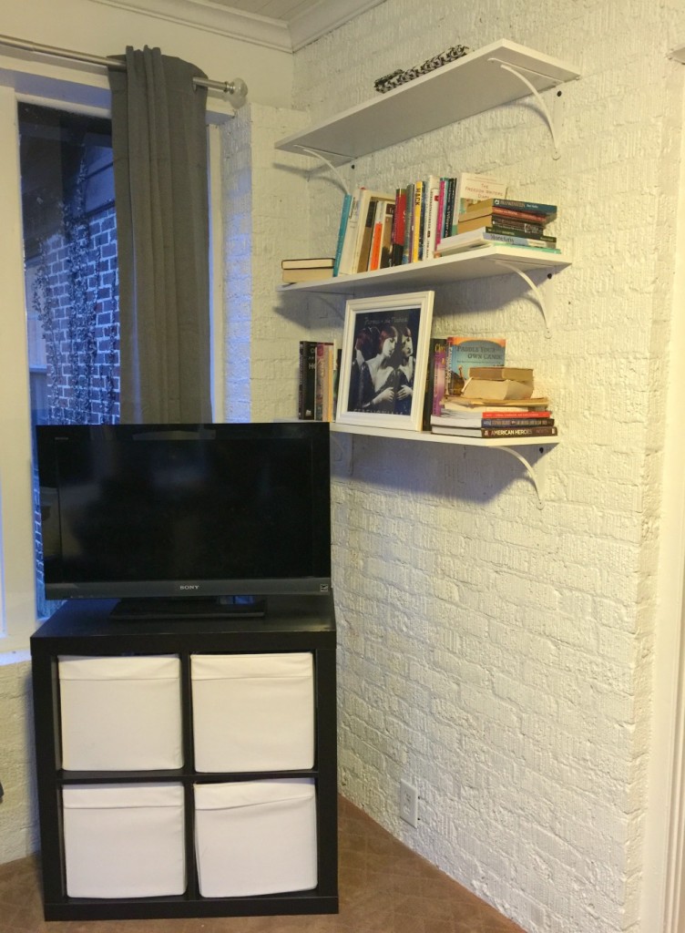 lowes holiday makeover playroom shelves