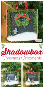 Happy Holidays: DIY Shadowbox Christmas Ornaments