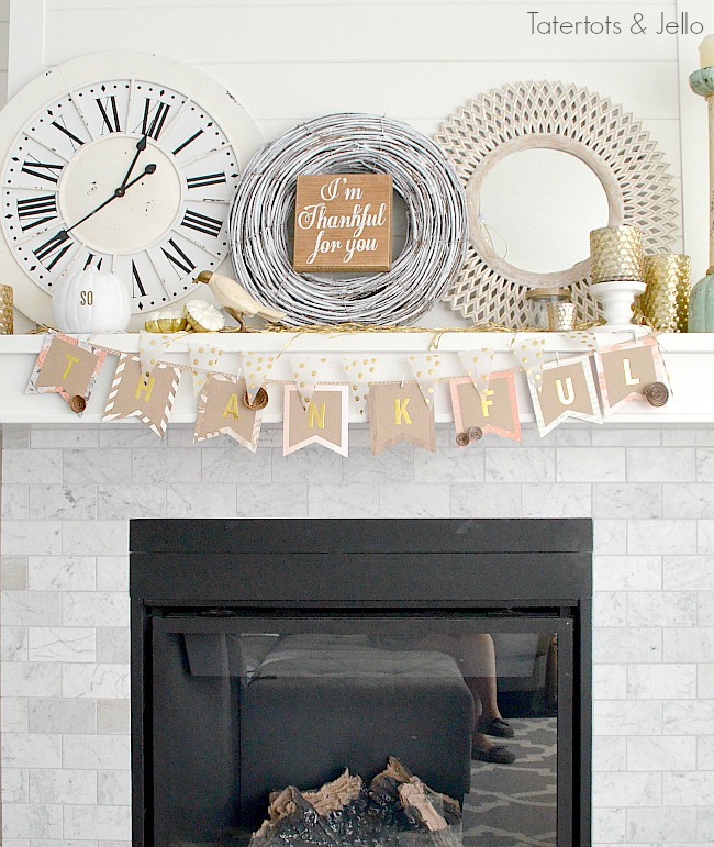 Thanksgiving paper banner tutorial 