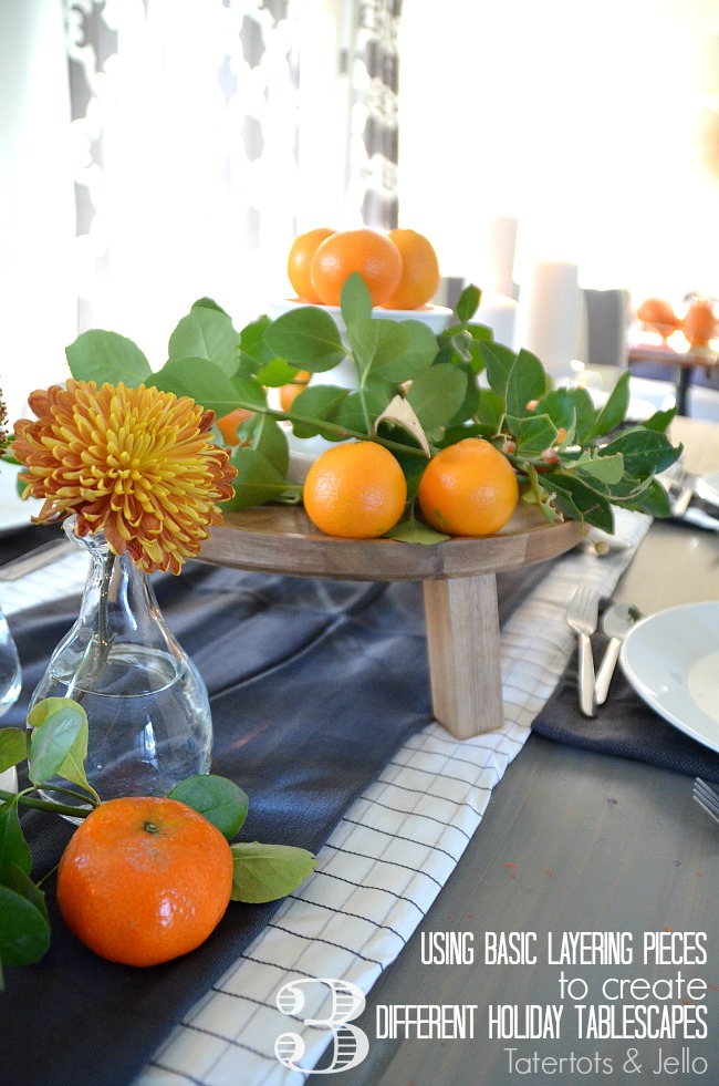 layering tablescapes