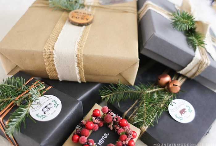 Printable Christmas Gift Tags + Gift Wrap Ideas - A Pretty Life In The  Suburbs