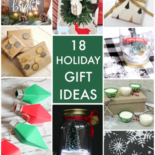 18 DIY HOliday Gifts to Make