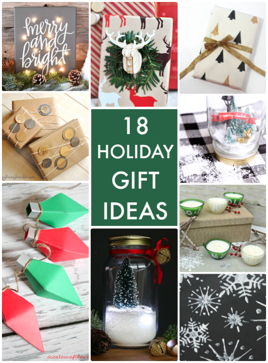 18 DIY HOliday Gifts to Make