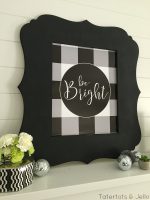 My Word of the Year – Bright! And free Buffalo Check Plaid Printables