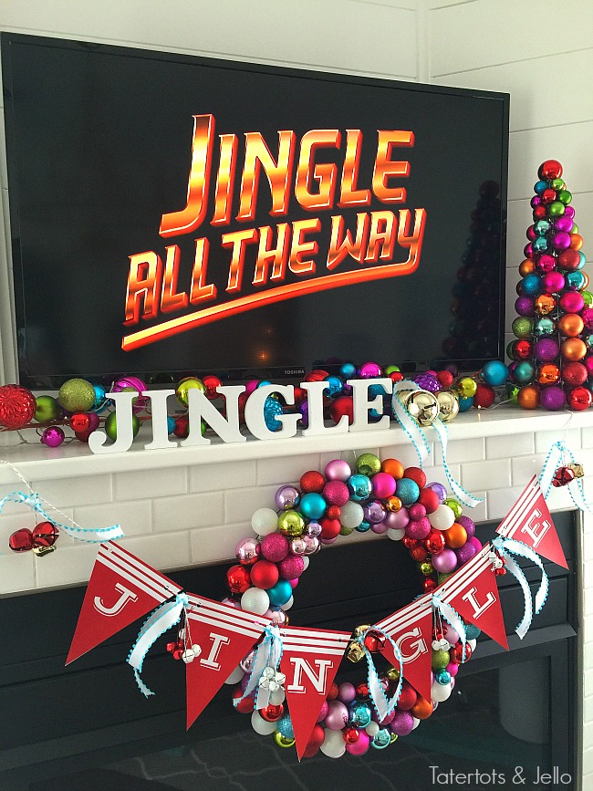 jingle mantel and free christmas banner