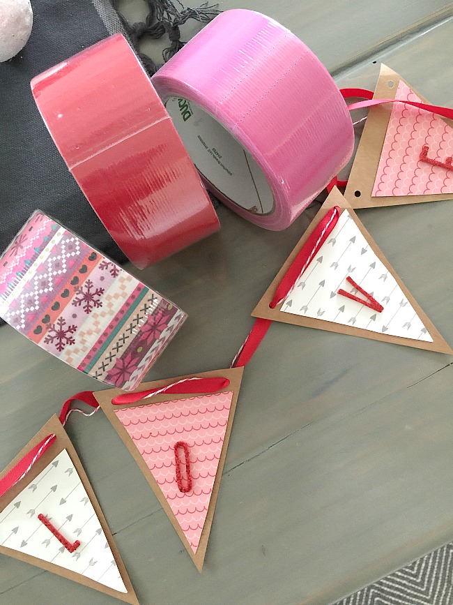 duck tape card display