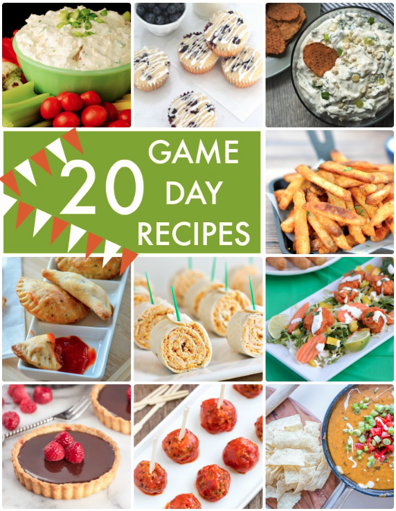 20 game day recipes 